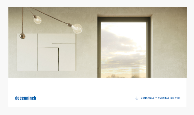 Catálogo Comercial Deceuninck